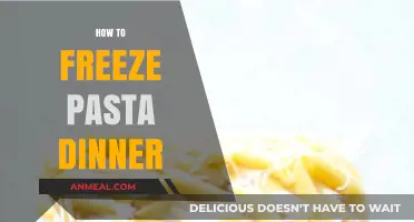 Master the Art of Freezing Pasta Dinners for Quick Meals