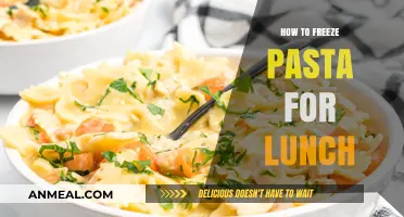 Quick & Easy: Freezing Pasta for Hassle-Free Lunches