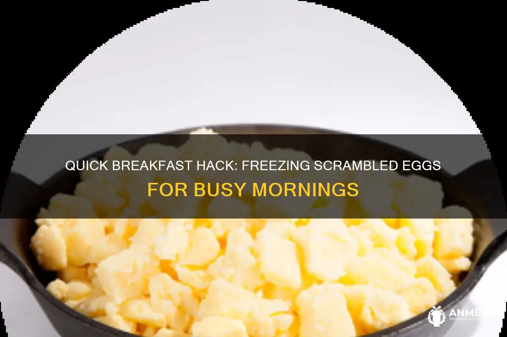 how to freeze scrambled eggs for breakfast