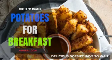 Crispy Morning Delight: Frying Mashed Potatoes for Breakfast