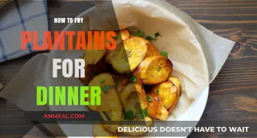 Perfectly Crispy Fried Plantains: A Sweet & Savory Dinner Side