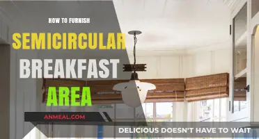 Creative Tips for Furnishing Your Semicircular Breakfast Nook Stylishly