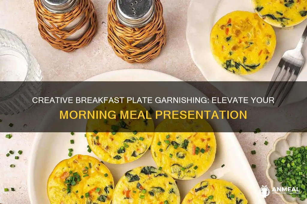 how to garnish a breakfast plate