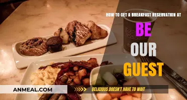 Secure Your Be Our Guest Breakfast Reservation: Tips and Tricks