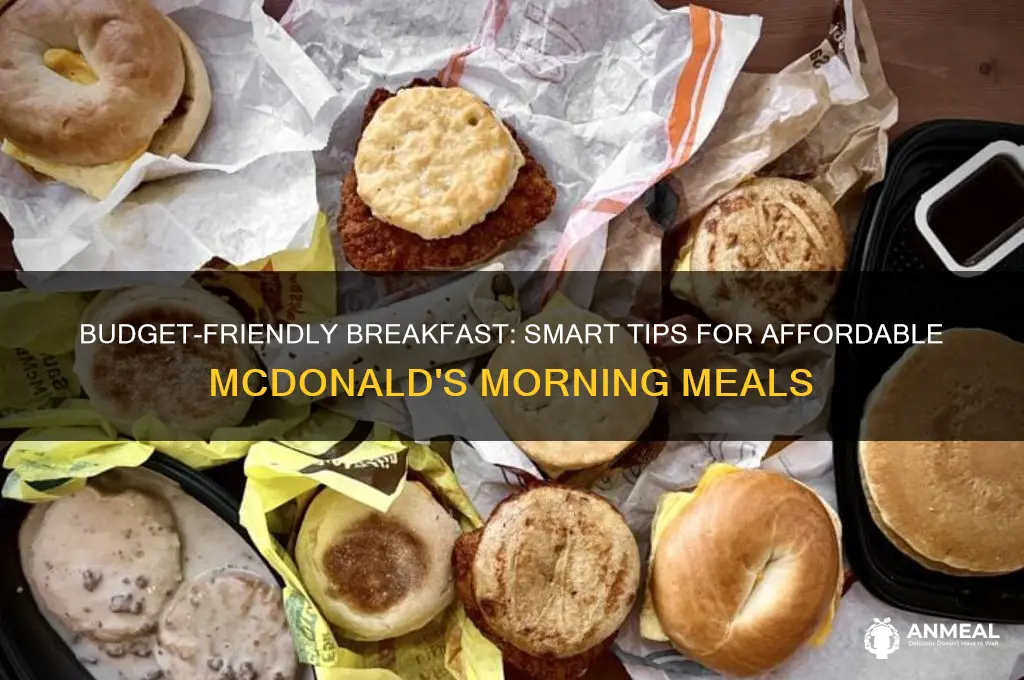 how to get a cheap breakfast mcdonals