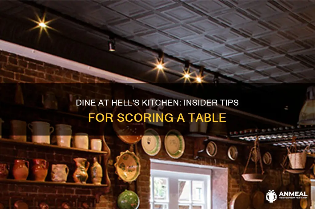 how to get a dinner at hell