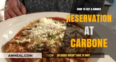 Securing a Coveted Dinner Reservation at Carbone: Insider Tips and Tricks