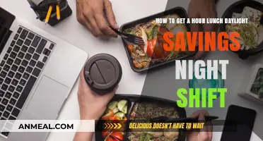 Maximizing Your Hourly Lunch Break During Daylight Savings Night Shift