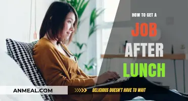 Afternoon Job Hunt: Tips for Landing Employment Post-Lunch