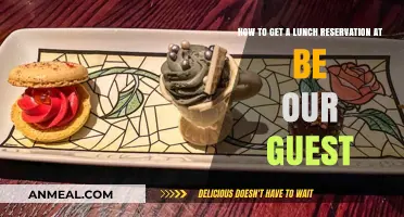 Securing a Lunch Reservation at Be Our Guest: Insider Tips