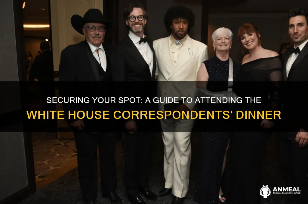 how to get a ticket for the correspondent dinner