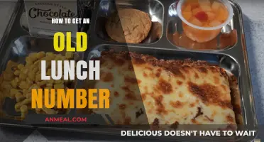 Reviving Memories: A Guide to Retrieving Your Old Lunch Number