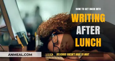 Reviving Your Creative Spark: Tips for Post-Lunch Writing