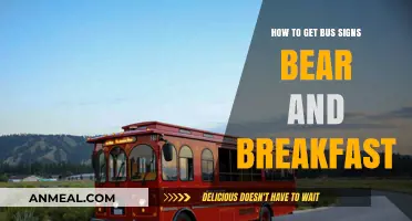 Creative Bus Sign Ideas for Bear and Breakfast Attractions