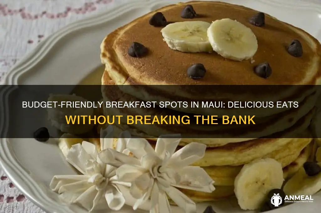 how to get cheap breakfast in maui