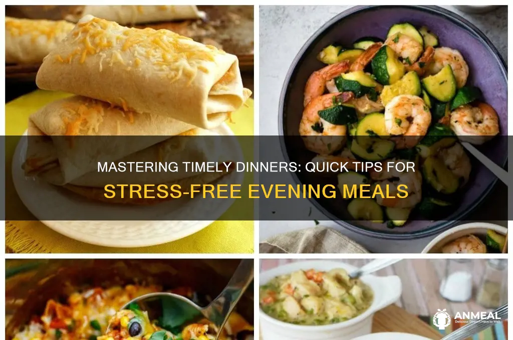 how to get dinner done on time gif