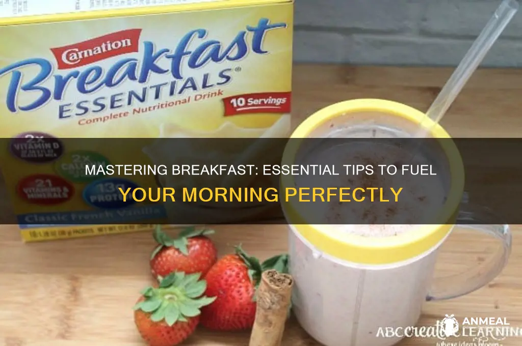 how to get everything i need at breakfast