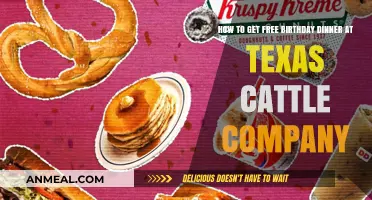 Celebrate Your Birthday with a Free Texas Cattle Company Dinner
