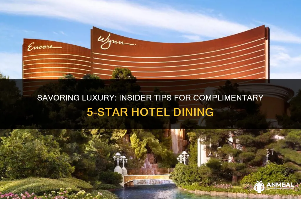 how to get free lunch in 5 star hotel