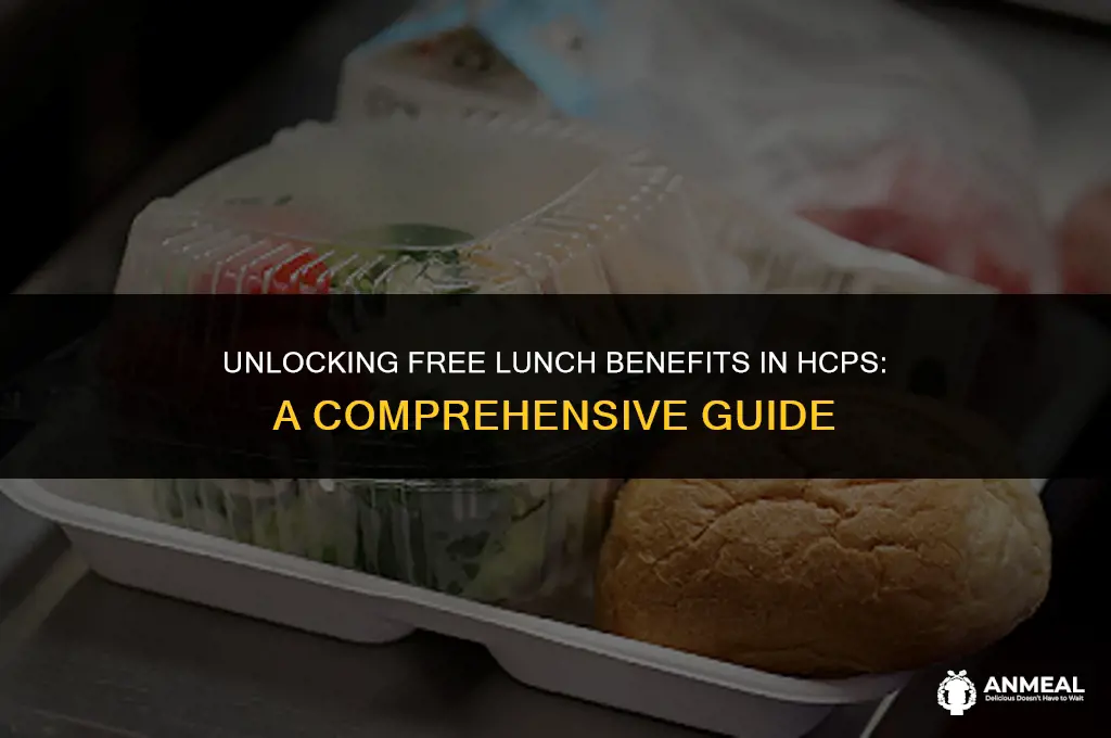 how to get free lunch in hcpss