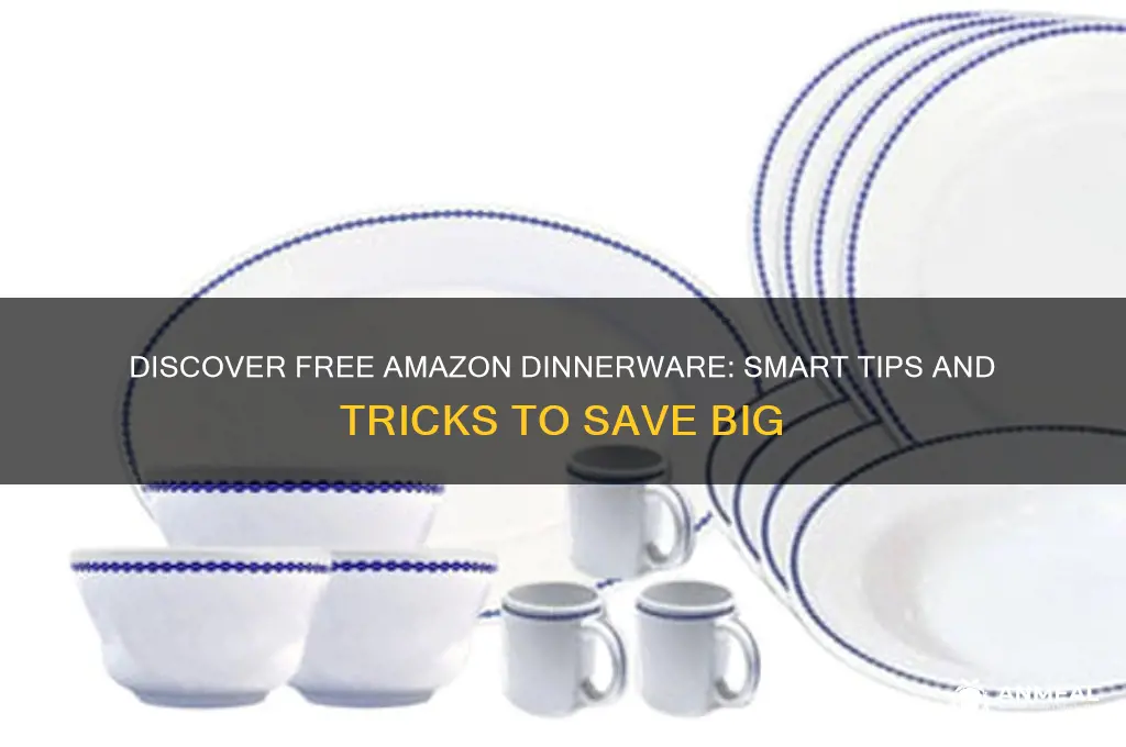 how to get free stuff on amazon dinner ware