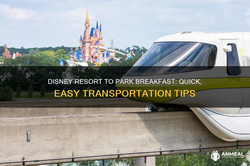 how to get from disney resort to park for breakfast