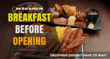 Early Access Guide: Enjoying Epcot's Breakfast Before Park Opening