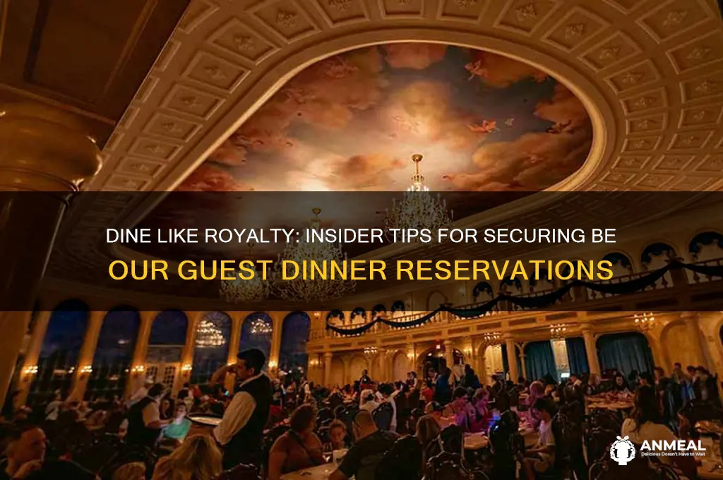 how to get into be our guest for dinner