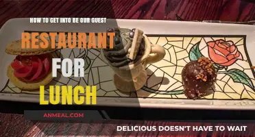 Savor the Experience: Insider Tips to Secure a Lunch Spot at Be Our Guest Restaurant