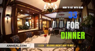 Exclusive Access: Your Guide to Dining at Club 33