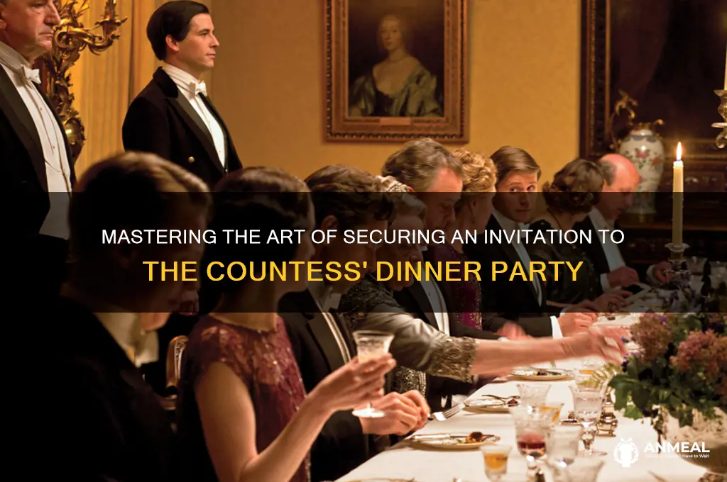 how to get into the countess dinner party