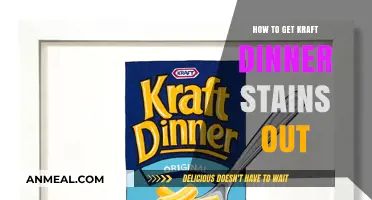 Effective Tips to Remove Kraft Dinner Stains from Clothes and Surfaces