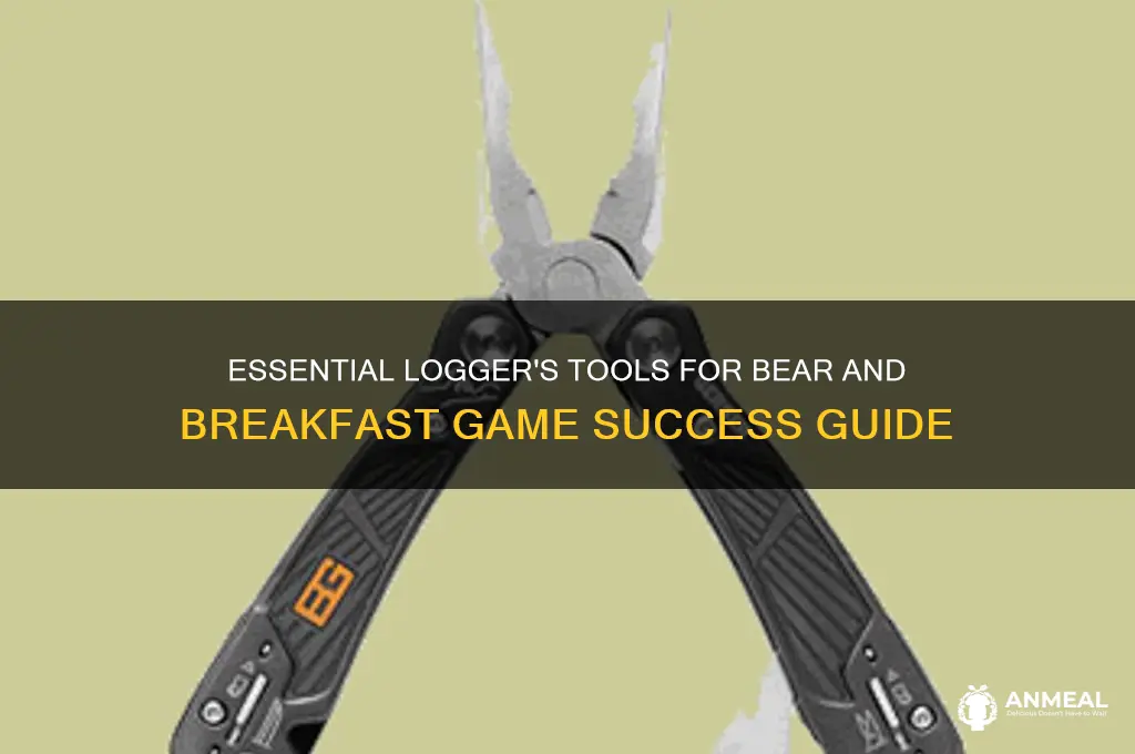how to get loggers tools bear and breakfast
