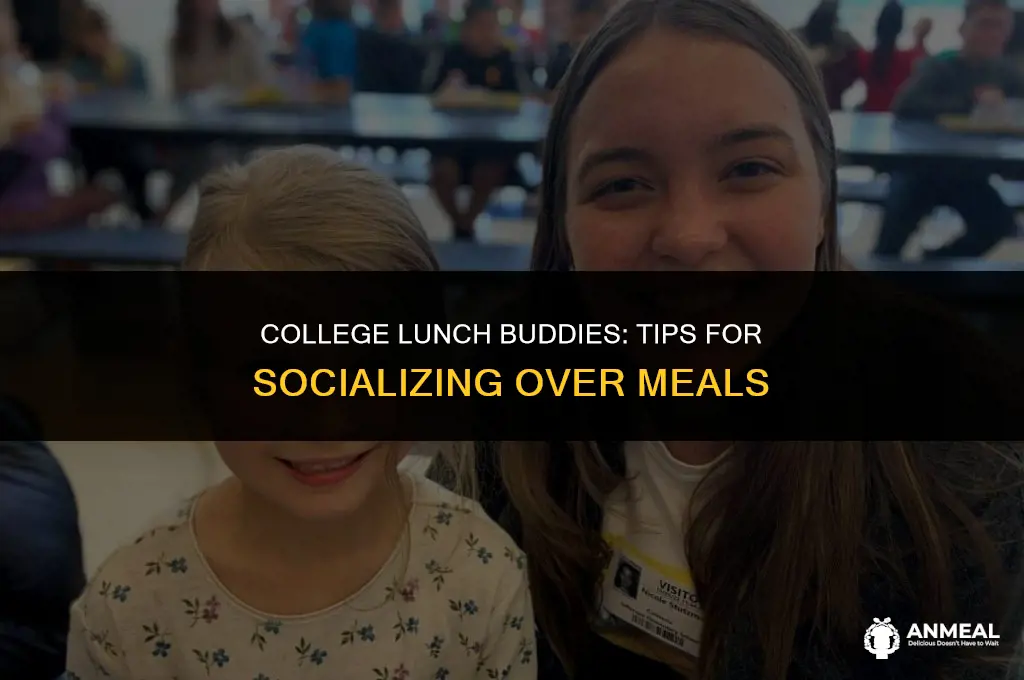 how to get lunch with friends in college