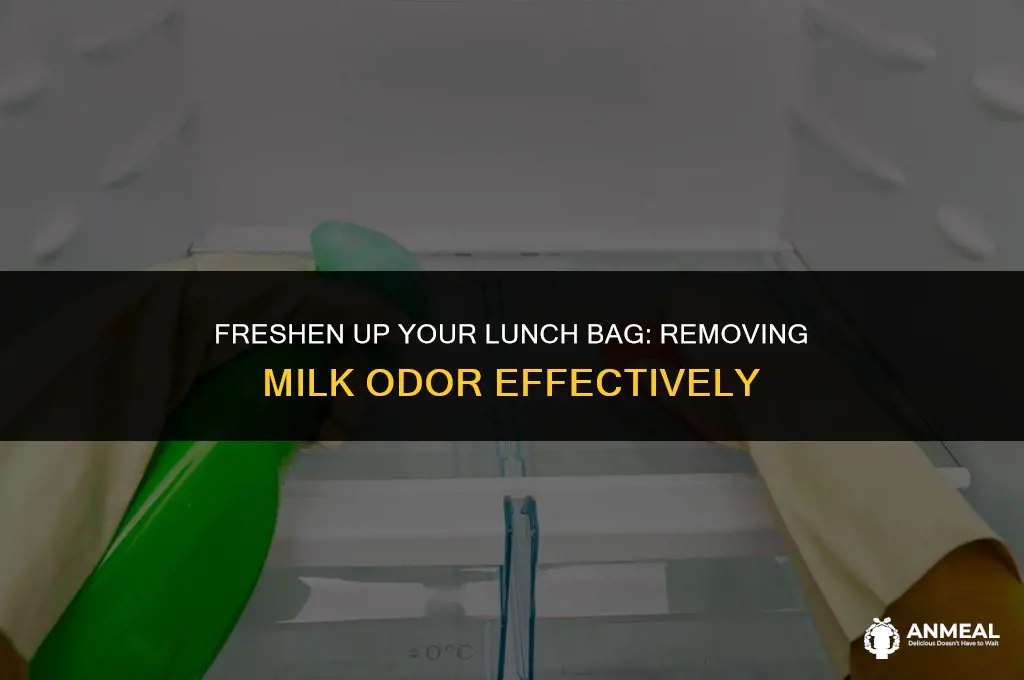 how to get milk smell out of lunch bag