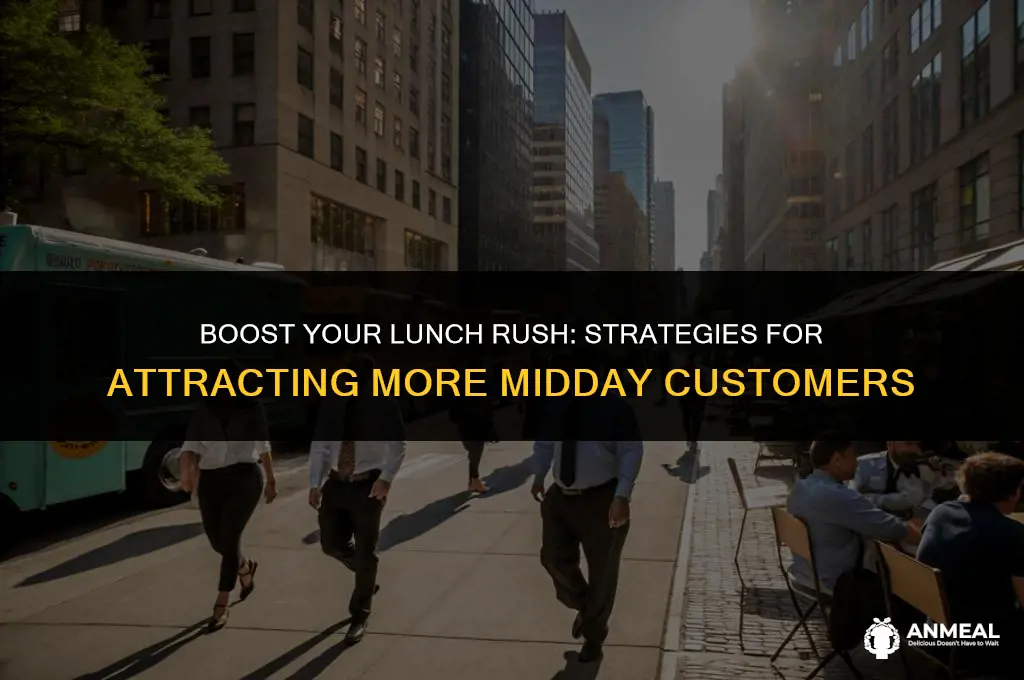 how to get more lunch rush
