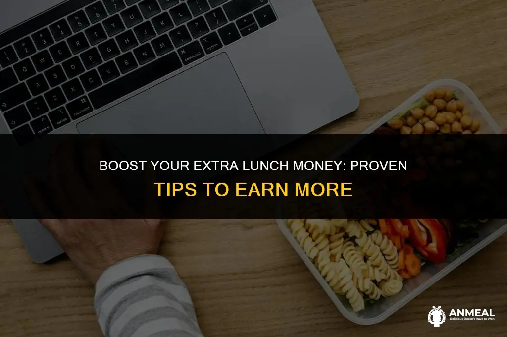 how to get more money on extra lunch money