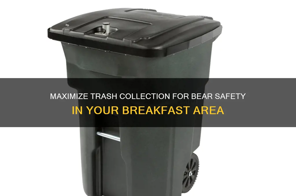 how to get more trash bear and breakfast