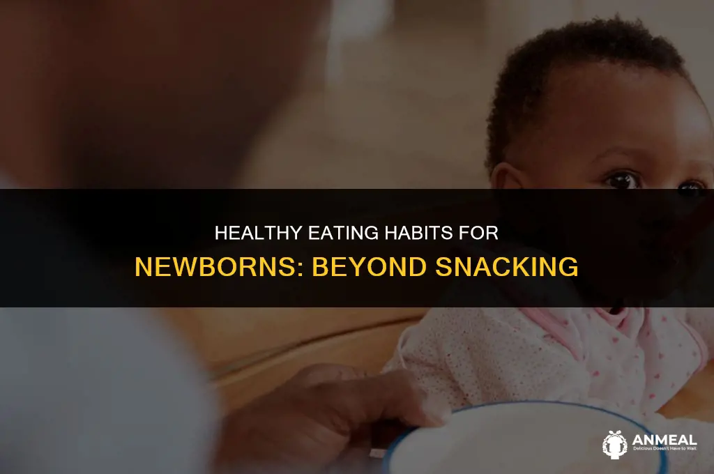 how to get newborns to not snack eat
