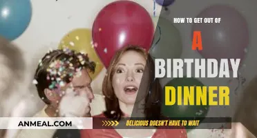 Escape Birthday Dinners Gracefully: Polite Excuses and Strategies