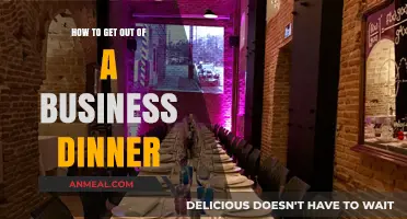 Graceful Exit Strategies: Navigating Your Way Out of Business Dinners