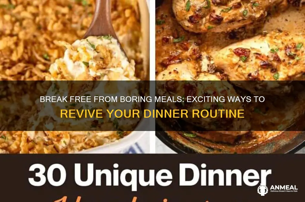 how to get out of a dinner rut