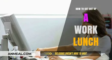 Gracefully Declining Work Lunches: A Guide to Professional Boundaries