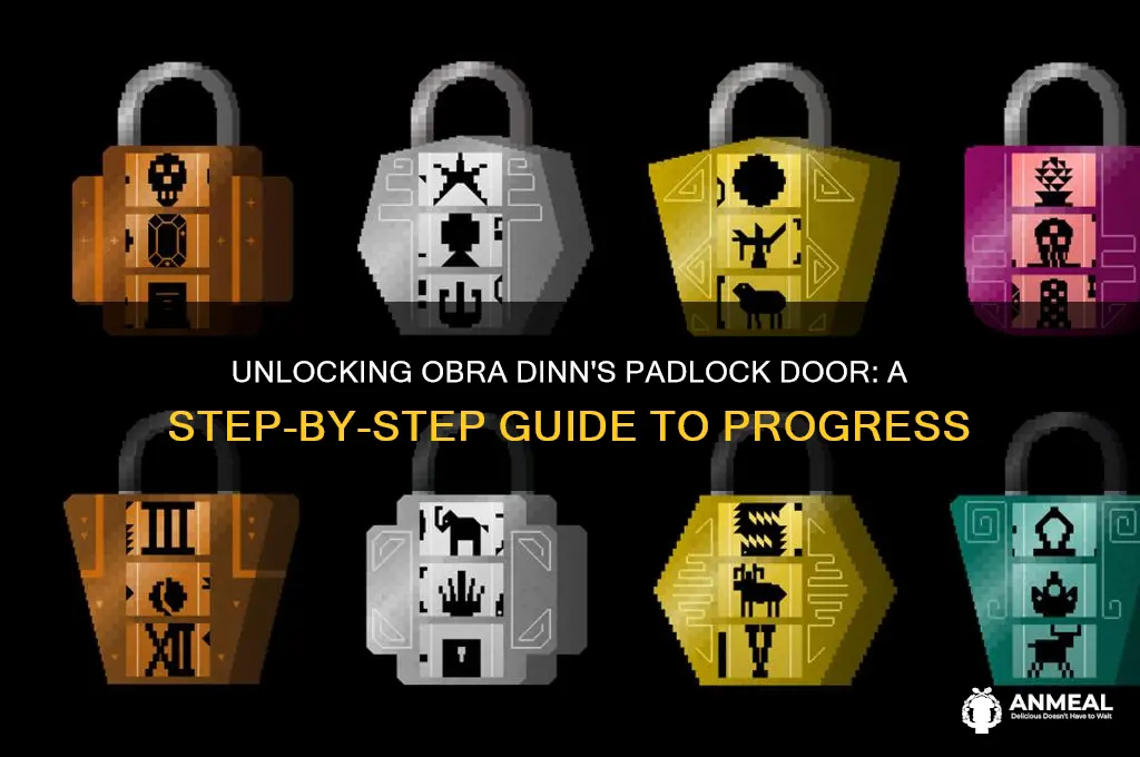 how to get past padlock door obra dinn