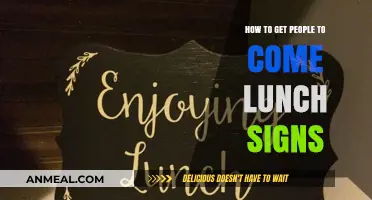 Enticing Lunch Signs: Strategies to Attract More Customers