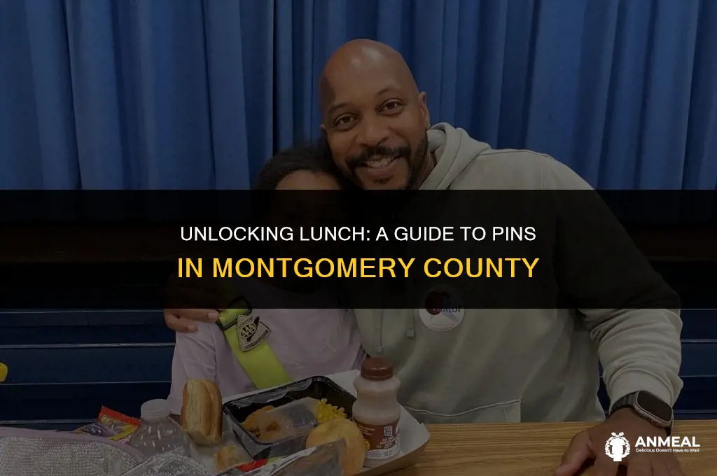 how to get pin number for lunch montgomery county