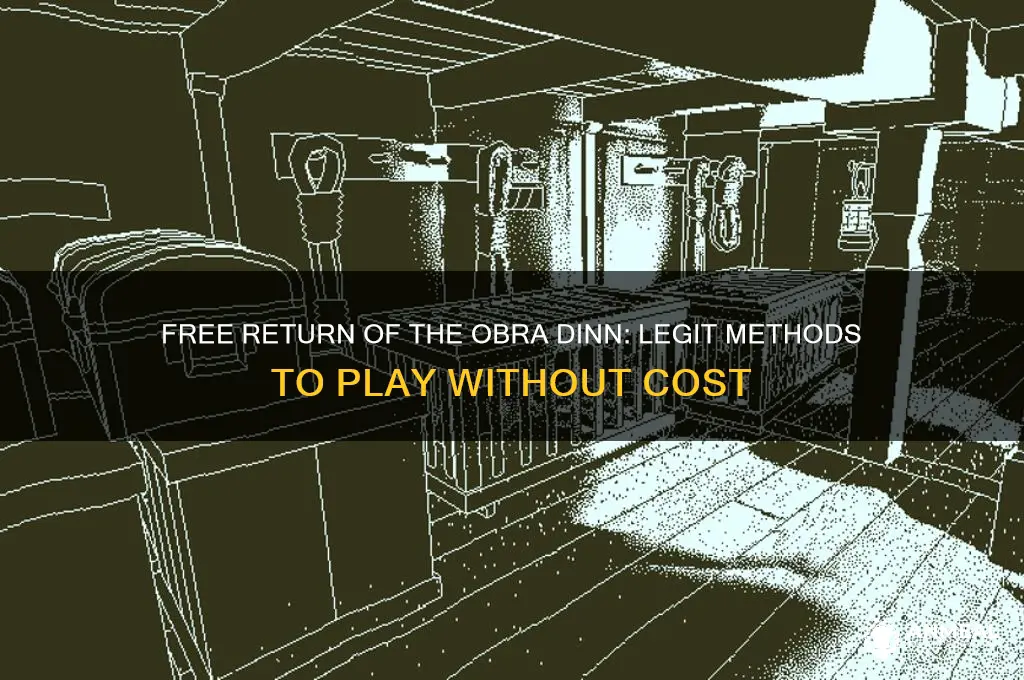 how to get return of the obra dinn free