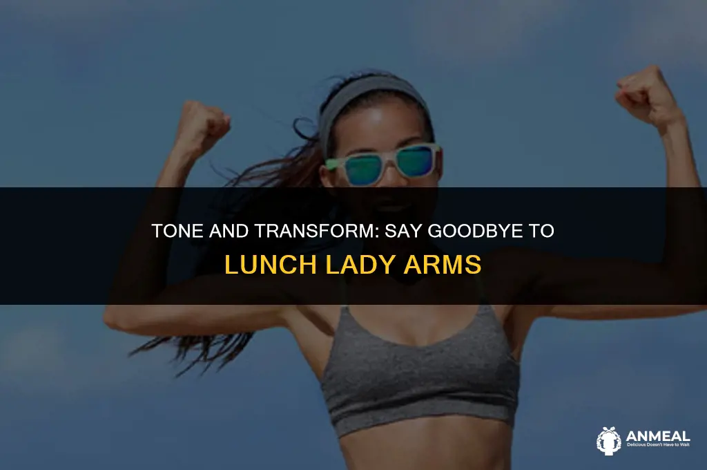 how to get rid of lunch lady arms