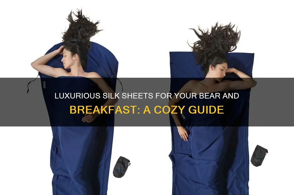 how to get silk sheets bear and breakfast