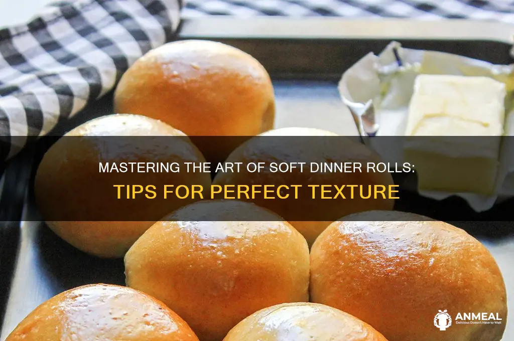 how to get soft side on a dinner roll